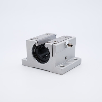SWD16UU Open Linear Slide Pillow Block 1x3-1/4x2 Angled View