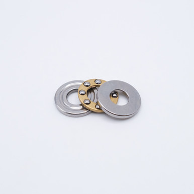F3-8G Miniature Thrust Ball Bearing 3x8x3.5mm Layered Side View
