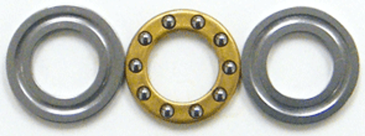 F4-10G Miniature Thrust Ball Bearing 4x10x4 Front Disassembled View