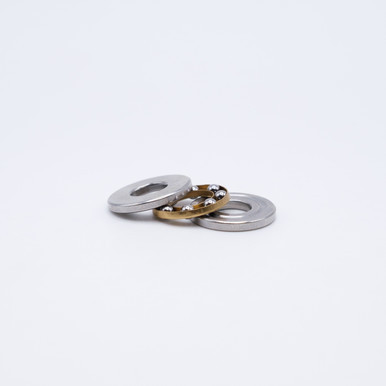 F6-12G Miniature Thrust Ball Bearing 6x12x4.5mm Layered Side View