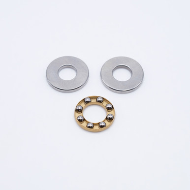 F6-12G Miniature Thrust Ball Bearing 6x12x4.5mm Separate Top View