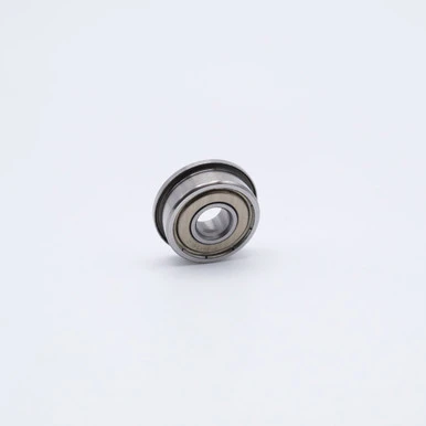 F693-ZZ Miniature Flanged Ball Bearing 3x8x4 Side View