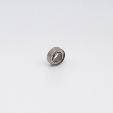 SR156-ZZEE Stainless Mini Ball Bearing 3/16x5/16x1/8 Left Angled View