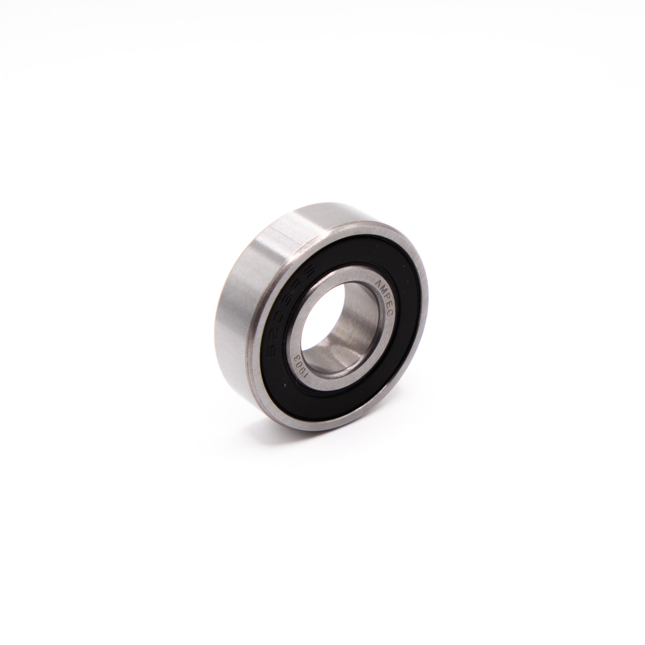 SR166-2RS Stainless Steel Miniature Ball Bearing 3/16x3/8x1/8 Side View