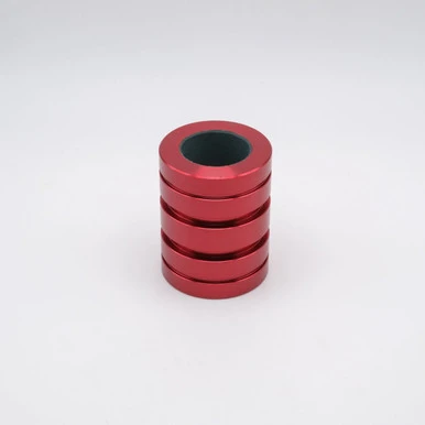 SWP03 Inch Size Linear Plain Bearing PTFE Lined 3/16x3/8x9/16 Front View