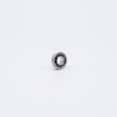 FR188 Flanged Miniature Ball Bearing 1/4x1/2x1/8 Angled View