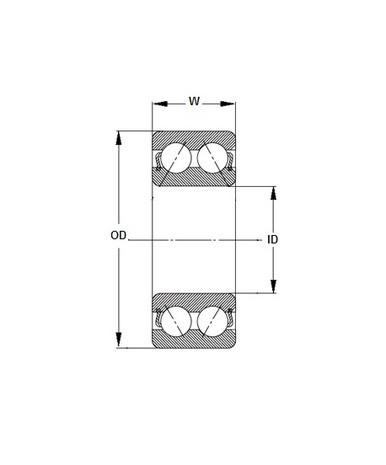 40BGS11G-2DS bearing drawing
