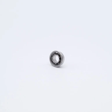 SFR155 Stainless Flange Mini Ball Bearing 5/32x5/16x1/8 Back Right Angled View
