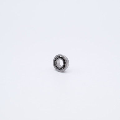 FR155 Flange Mini Ball Bearing 5/32x5/16x7/64 Open Angled View