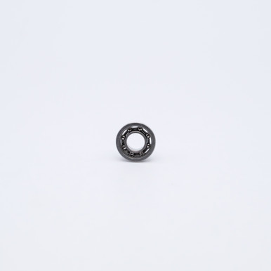 FR155 Flange Mini Ball Bearing 5/32x5/16x7/64 Open Front View