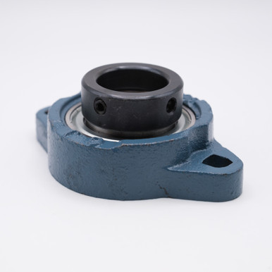 SAFTD204 Oval Ductile Flange Bearing Shaft Size 20mm Side View