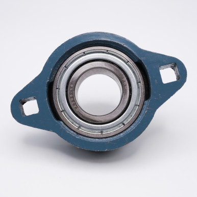 SAFTD205 Oval Ductile Flange Bearing Shaft Size 25mm Bottom View