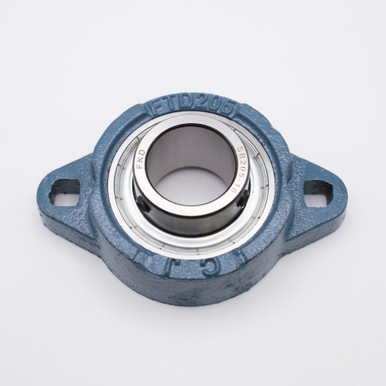 SBFTD205 Oval Ductile Flange Bearing Unit 25mm Bore Top View