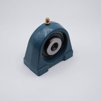 UCTB201-8 Tapped Based Pillow Block 1/2" Bore Back Left Angled View