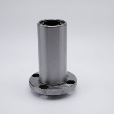 LMF12LUUE Longer Euro Flange Linear Ball Bearing 12x21x57mm Side View