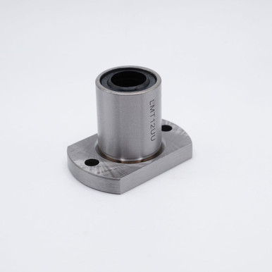 LMH8UU Oval Linear Motion Flange Ball Bushing 8x15x24mm Left Side View