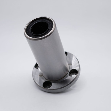 LMF10LUU-E Longer Euro Flange Linear Ball Bearing 10x19x55mm Front View