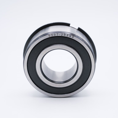 5204-2RSNRC3 Sealed Double Row Ball Bearing 20x47x20.6mm Front View
