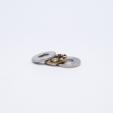F4-9G Miniature Thrust Ball Bearing 4x9x4mm Layered Side View