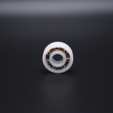6001PBS Plastic Ball Bearing 12x28x8mm Front Angled View