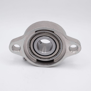 SSBSLF204-12 2-Bolt Flange Bearing Unit 3/4" Bore Back View
