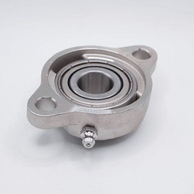 SSBSLF205-16 2-Bolt Flange Bearing Unit 1" Bore Flat Bottom View