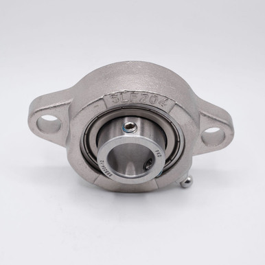 SSBSLF205-16 2-Bolt Flange Bearing Unit 1" Bore Front View