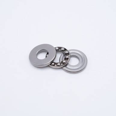 SF5-10G Miniature Thrust Ball Bearing 5x10x4mm Flat Bottom View