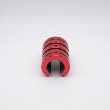 SWPOP20 Open PTFE Lined Plain Linear Bearing 1-1/4x2x2-5/8 Front View