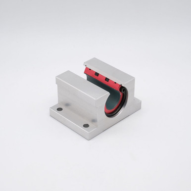 SWDP20 Plain Linear Pillow Block Bearing 1-1/4" Bore Left Angled View