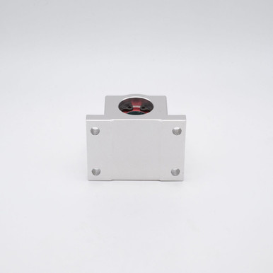 SWAP10 Inch Sized Closed PTFE Lined Plain Linear Pillow Block Bearing 5/8" Bore Bottom View