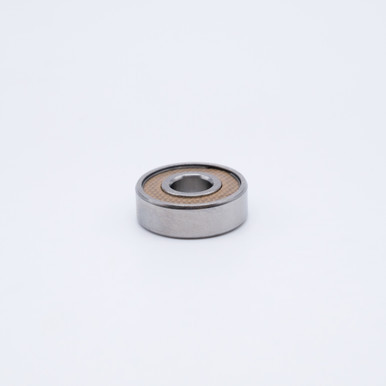 R1212-2TS Miniature Ball Bearing 1/2x3/4x5/32 Flat View