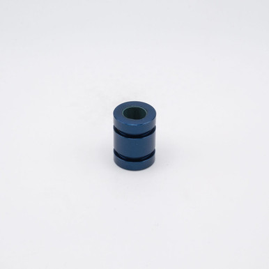 KHP12 Metric Closed Thin Plain Linear Bearing PTFE Lined 12x22x27mm Standing Side View