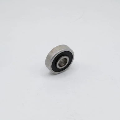 KP4AX-ZZ Miniature Ball Bearing 1/4x3/4x7/32 + 9/32 Left Angled View