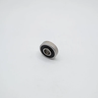 KP4AX-ZZ Miniature Ball Bearing 1/4x3/4x7/32 + 9/32 Right Angled View