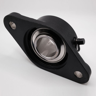 TP-SUEFL206-20 2-Bolt Flanged Mounted Block Unit 1-1/4" Bore Back Right Angled View