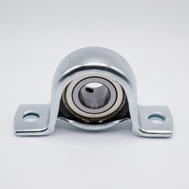 RSBPP206-20 Pressed Steel AC Bearing Unit 1-1/4" Bore Back View