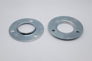 62MS 3-Bolt Pressed Steel Circle Flange Housing 62mm Bottom View