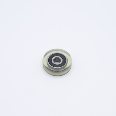PU69619-5 Polyurethane Coated Bearing Wheel 6x19x5mm Flat View
