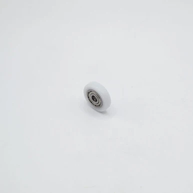 BS62624-8 Flat POM Roller Bearing Wheel 6x24x8mm Right Angled View