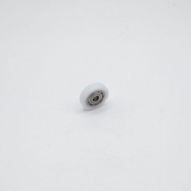 BS60828-7 Flat POM Roller Bearing Wheel 8x28x7mm Left Angled View