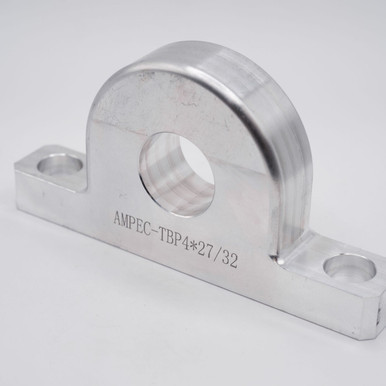 TBP29x5-10 2-Bolt Fixed Aluminum Pillow Block Housing Right Angled View