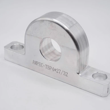 TBP1-3/4x5/8-15/32 2-Bolt Fixed Aluminum Pillow Block Housing Right Angled View