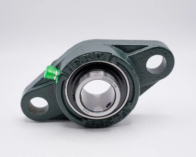 UCFL207-22 Cast Iron Oval Flange 1-3/8" Bore Front View