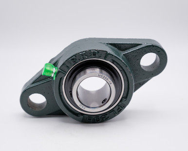 UCFL213 Cast Iron 2-Bolt Oval Flange Bearing 65mm bore Front View