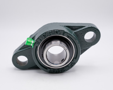 UCFL215-47 Cast Iron 2 Bolt Oval Flange 2-15/16" Bore Front View