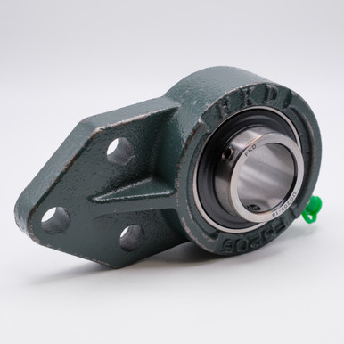 20mm Bore UCFB204 Bracket Flange 3 Bolt Unit Side View