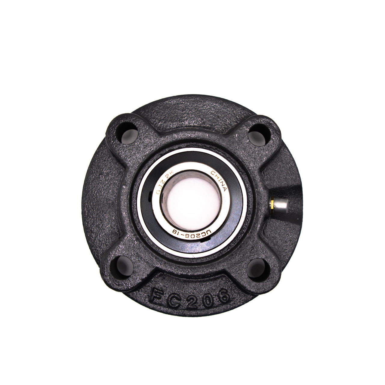 UCFC210 Four Bolt Circle Flange Mounted Bearing 50mm Bore Front View