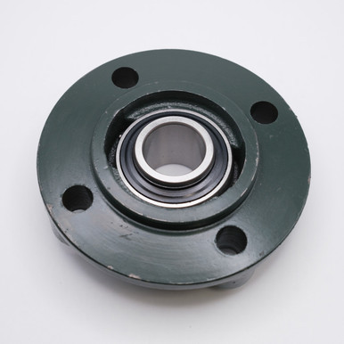 UCFC213-40 Round Flange Housing 4 Bolt w/ Set Screw Ball Bearing Shaft Size 2-1/2" Bottom View