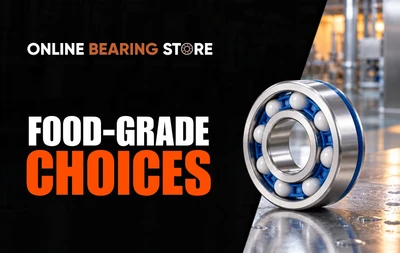 Food Grade Bearing Materials Compared: Stainless, PEEK, Ceramic, and Plastic 